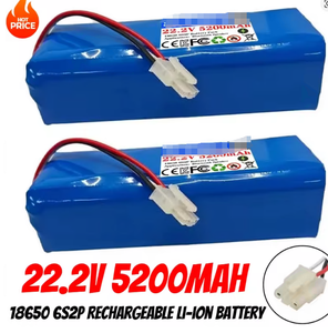 New <b>18650</b> <b>Battery</b> 22.2V 5200mAh 6S2P Li-ion Pack <b>Rechargeable</b> DIY/RC Drone/Robot BMS Protection - Product Image 2