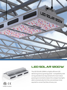 Luz Led Solar para cultivo, reemplazo de <span class=keywords><strong>HPS</strong></span>, 1200w, para horticultura - Product Image 2