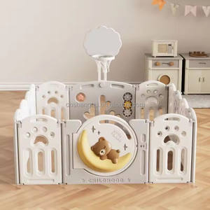 Valla de Seguridad para Niños Pequeños VSUCH, <span class=keywords><strong>Piscina</strong></span> de Pelotas para Niños, Corralito de Juego para Bebés Desmontable, Valla de Protección de Plástico para Bebés, Corralito de Juego para Niños - Product Image 2