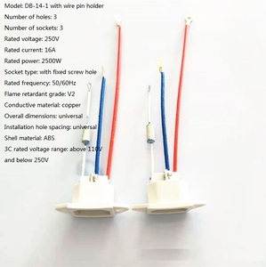 Nồi cơm điện với ổ cắm cáp, ổ cắm điện AC thiết bị điện, cơ sở sản phẩm an toàn 3 lỗ - Product Image 2