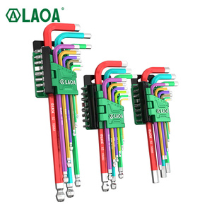 LAOA Industrial Metric OEM Stainless Steel Hex <strong>Key</strong> <strong>Set</strong> Hexagonal Screwdriver Wrench Lengthened Maintenance Tools - Product Image 1