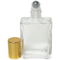 Huile de parfum arabe YB en gros, en flacon de verre avec applicateur roll-on pour sérum et crème pour le visage