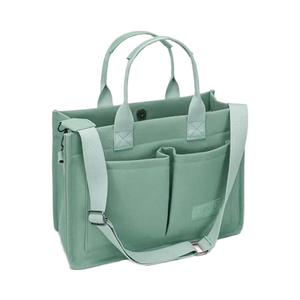 Borsa da donna in tela di media durata da donna borsa da lavoro lunga da lavoro da infermiera da College borsa a tracolla alla moda libro borsa per Laptop - Product Image 1