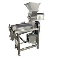 Commerciële automatische spiraalsapcentrifuge met motor 220V hoge productiviteit voor gember- en wortelsapmachine - fabrieks prijs