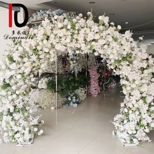 Fondo de arco floral Arreglos de flores de boda Arco de flores artificiales para decoración de boda - Product Image 3
