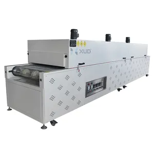 Tunnel-type Continuous Hot Air Conveying Dryer Curing Oven Conveyor Belt Type Hot Air Tunnel Furnace Infrared Drying Tunnel