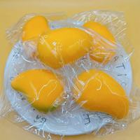 Jouet Squishy en forme de mangue, jouet anti-stress souple à récupération lente, jouet à presser pour enfants et adultes