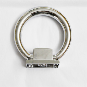 Tirador de Anillo Moderno Minimalista de Aleación de Zinc, Color Cromo, para Muebles y Gabinetes, Duradero A2199 - Product Image 3