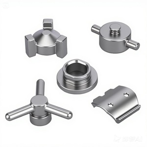 Accessoires de main courante d'escalier en acier inoxydable moulé, coude usiné, colonne de balustrade de balcon avec joint mobile et bride inférieure - Product Image 4