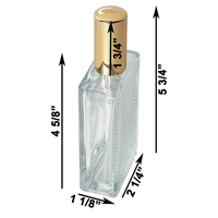 Atomiseur vide voyage vaporisateur parfum bouteille en verre botella de vaporisateur 50ml 35 ml vaporisateur de parfum