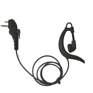 Auricolari E13-H2 per Walkie Talkie con Cavo PU da 3,5mm, Design In-Ear con Gancio per Orecchio, Compatibili con Radio Portatili Hytera - Product Image 1