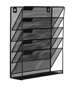 Porte-documents ou porte-revues mural ou de bureau en maille de qualité supérieure - Product Image 4