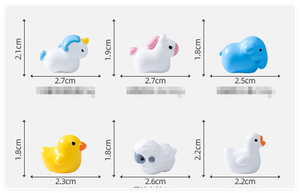 Petit jeu jouer <span class=keywords><strong>licorne</strong></span> résine Figurine 3d dessin animé Miniature petite figuration ornement pour gâteau Surprise sac jouet - Product Image 2