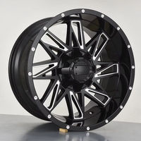 Rines de Aluminio de 20x10 Pulgadas para Camioneta, PCD114.3/139.7mm, ET-19mm, 10/12 Orificios, Certificación DOT, Repuesto para Camioneta/SUV