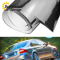 Miroir chrome voiture wrap film vinyle auto-adhésif de voiture de meilleure qualité peau de corps complet autocollant PVC matériel avec bulle libre 1.52*30m