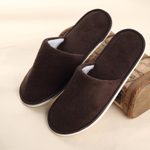 Pantofole Usa e Getta Personalizzate con Logo OEM <span class=keywords><strong>per</strong></span> Hotel, Ospedali, Matrimoni, Compagnie Aeree - <span class=keywords><strong>per</strong></span> Viaggi con Suola in EVA Tipo Asciugamano - Product Image 4