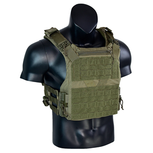 Israëlische ES-K1226 stijl V-vormige plaatdrager tactisch vest met snelontkoppelingsmolle systeem, chaleco tactico MC camouflage 500D - Product Image 4