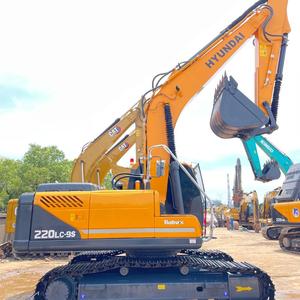 HYUNDAI 95% New R220LC-9S <b>Used</b> Excavator, Korea 22 Ton HX210 HX225 HX 210 220 225 22Ton Crawler Radio Digger Equipment Machine - Product Image 1