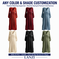 Custom Women Maxi Dress Manufacturer Modest Elegant V Neck Long Sleeve Empire Waist Plus Size for Wholesale Buyers