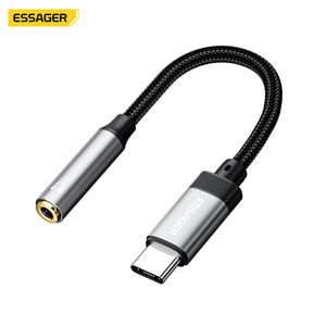 <span class=keywords><strong>Essager</strong></span> ประเภท C ถึง3.5MM สายสัญญาณเสียงสายสเตอริโอ HIFI ลดเสียงรบกวนตัวแปลงไมค์ถ่ายโอนสัญญาณอะแดปเตอร์เสียง AUX - Product Image 1