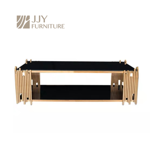 JJY-YHZ-F002 Modern Design Professional New Tempered <strong>Glass</strong> Top Rectangular <strong>Coffee</strong> <strong>Table</strong> Living Room Furniture <strong>Coffee</strong> <strong>Table</strong> - Product Image 1