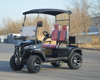 Nouvelle conception de voiturette de golf électrique miniature 2 places, capacité tout-terrain, batterie au lithium, 30-50 km/h, couleur personnalisable, autonomie de 90 km