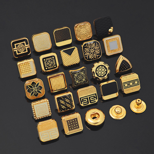 Kunshuo nút nhà máy quần áo áo hợp kim kẽm 4 phần thương hiệu mô hình tùy chỉnh logo abaya thobe kim loại Snap <span class=keywords><strong>kurta</strong></span> nút cho nam giới - Product Image 3