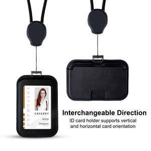 Casekey Customized Badge <b>Card</b> <b>Holder</b> <b>Wallet</b> <b>for</b> Offices ID School Business Name <b>Card</b> <b>Holder</b> Yoyo <b>Card</b> <b>Holder</b> - Product Image 6