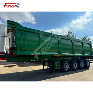 FEICHI 3 4 5 essieux utilisé sable rupture pierre Rocky <span class=keywords><strong>ferraille</strong></span> benne benne semi-remorque pour mine charbon <span class=keywords><strong>Transport</strong></span> benne remorque - Product Image 6