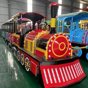 รถไฟฟ้าท่องเที่ยวกลางแจ้งสำหรับเด็ก ใช้ในห้างสรรพสินค้าและสวนสนุก แบบไม่ใช้ราง - Product Image 2