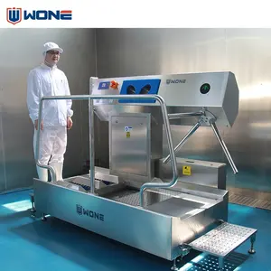 Shoe Hand Wash Clean Station Hygiene Entrance Cleaning Food Industry Automatic Boot Clean Station