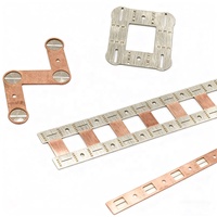 Connecteur de soudage par points durable en cuivre-nickel pour barre omnibus de batterie de stockage d'énergie personnalisée Yuehua 18650 21700 21650 33140