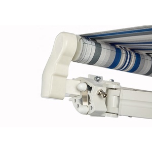 Toldo de rodillo extensible <span class=keywords><strong>para</strong></span> pared, brazo negro, a prueba de óxido, <span class=keywords><strong>para</strong></span> tienda de café - Product Image 5