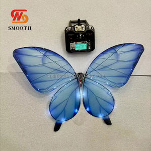 SMOOTH Nuovo Prodotto <span class=keywords><strong>Farfalla</strong></span> Bionica Volante Telecomandata Rosa, Simulazione Dinamica per Decorazioni Eventi - Product Image 6