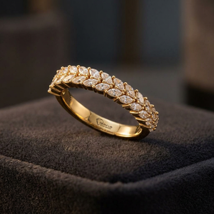 แหวนเพชรทรงมาร์คีส์แท้ เพาะเลี้ยงในห้องปฏิบัติการ เงินแท้ 925 ทอง 9K 14K 18K เครื่องประดับสำหรับผู้หญิง ทำแหวนแต่งงานและแหวนหมั้น - Product Image 4