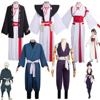 Costumes unisexes pour adultes en polyester de style manga, inspirés de l'anime Flying Comic Jigoku Raku Shiba Maru Yamada Shizakichi Kitaomaru, pour Halloween