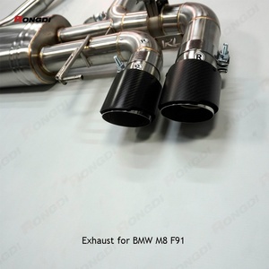 Sistema de Escape Catback de Alta Versatilidad en Acero Inoxidable SUS304 para BMW M8 F91 2019+ S63 4.4T, Mejora para Vehículos con Tecnología de Escape Superior - Product Image 6
