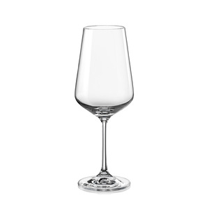 Czech Lead-Free Crystal Wine Glass 350ml Custom Logo Banquet Use - Product Image 3