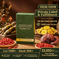 Tisane aux Quatre Trésors en Sachet Individuel 150g : Dendrobium, Reishi, Chrysanthème, Baies de Goji – Mélange Premium de Matières Premières