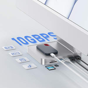 Pulwtop <span class=keywords><strong>USB</strong></span> C <span class=keywords><strong>HUB</strong></span> cho iMac <span class=keywords><strong>24</strong></span> inch 2021/2023/2024, i-mac <span class=keywords><strong>Hub</strong></span> với <span class=keywords><strong>USB</strong></span> C/A 10Gbps, hỗ trợ mở rộng M.2 SSD (không bao gồm) - Product Image 4