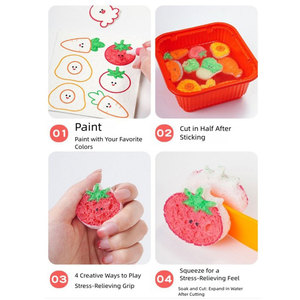 Kit de pintura de textura de espuma 3D mágica divertida, <span class=keywords><strong>olla</strong></span> caliente y proyectos creativos para niños y adultos de 5 a 7 años, juguetes de dibujo - Product Image 6