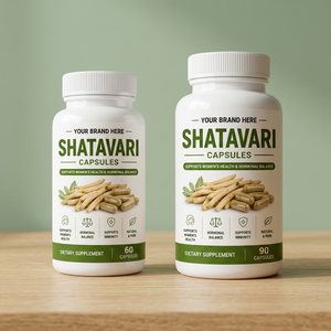 Shatavari Capsules 60 Veggie Capsules Natural <b>Herbal</b> <b>Supplement</b> Women Immune Support Hormonal Balance Antioxidant Hair Growth - Product Image 1