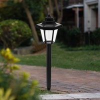Projecteur solaire LED RGB à palette de couleurs IP65 étanche en forme de palais, lumière hexagonale au sol pour patio, cour extérieure, jardin