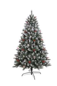 مورد شجرة وقفة واحدة 3Ft-12Ft PVC + PE مختلطة مفصلات عيد الميلاد زخرفة عيد الميلاد Adornos De Navidad - Product Image 4