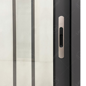 Fenêtre coulissante en aluminium à trois rails avec moustiquaire, verre creux étroit, fenêtres en aluminium avec <span class=keywords><strong>volet</strong></span> en verre - Product Image 3