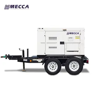 Gruppo Elettrogeno Diesel Mobile su Rimorchio da 20KVA 30KVA 50KVA con Motore Deutz per Noleggio - Product Image 1