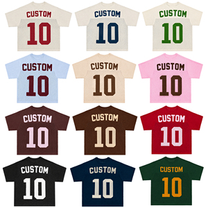 Maglia da Calcio Personalizzata a Maniche Corte a Righe in Mesh OEM, Maglia da Football Lavorata a Maglia in Cotone all'Uncinetto, T-Shirt, Maglione - Product Image 1