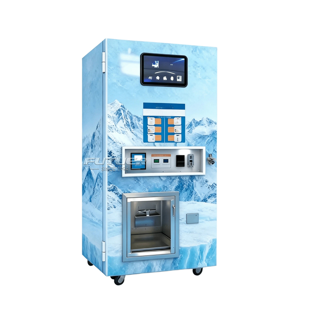High End Ice Vending Machine, Reverse Osmosis Water and Ice All-in-one Machine