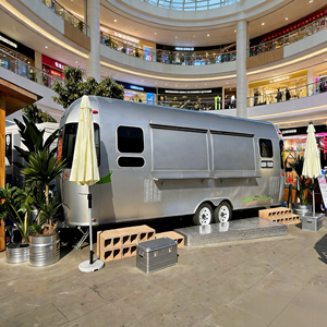 VIC Street Mobile <b>Kitchen</b> Pizza Catering Food Trailer Stainless Steel Aluminum Chips Snack Food Candy China - Product Image 3