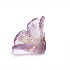 Piedra Preciosa Suelta de Ametrino Natural Tallada en Forma de Flor, Azul, 33.5x36mm, 56.8 CT, para Joyería - Product Image 2